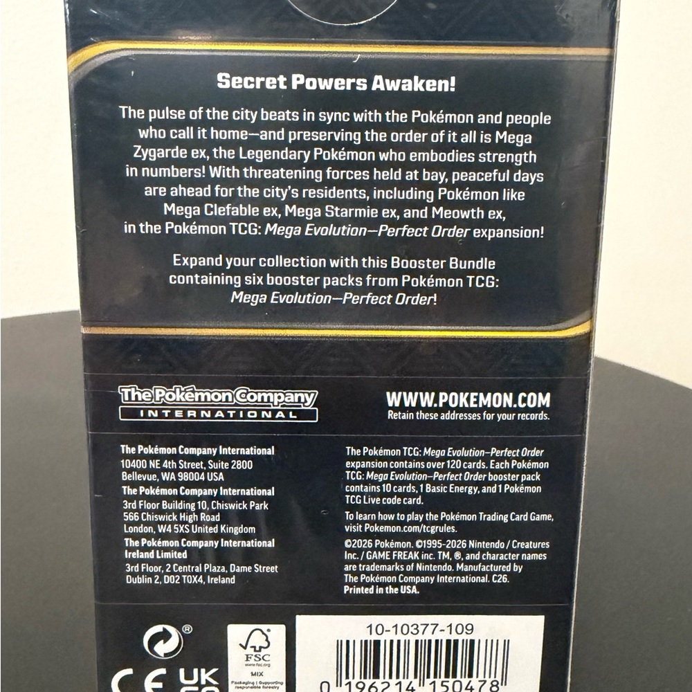 Pokémon Mega Evolution Perfect Order Booster Bundle - Picture 2 of 4
